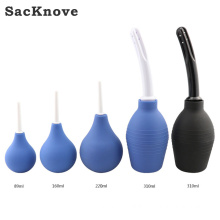 SacKnove Silicone Balloon Syringe Irrigator Anal Plug Hygiene 89/160/220/310ML Vaginal Douche Cleaner Enema Bulb for Male Female